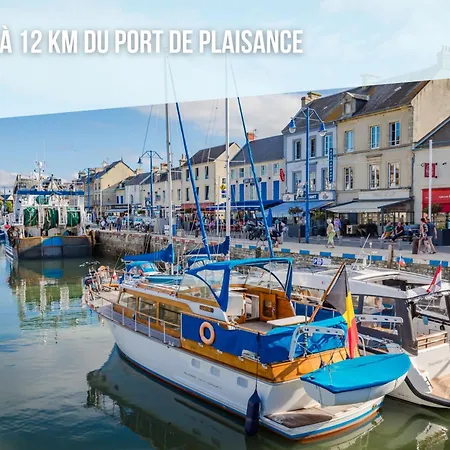 Embruns Maison Spacieuse Renovee 5 Ch 3 Sdb 2 Wc Belle Terrasse Amenagee Barbecue A 250 M De La En Plein Centre D' Au Coeur Des Plages Du Debarquement, Proximite De Bayeux Feriehus Arromanches-les-Bains