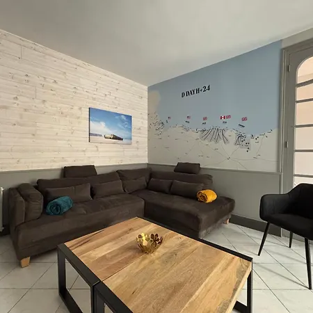 Embruns Maison Spacieuse Renovee 5 Ch 3 Sdb 2 Wc Belle Terrasse Amenagee Barbecue A 250 M De La En Plein Centre D' Au Coeur Des Plages Du Debarquement, Proximite De Bayeux 阿罗芒什莱班