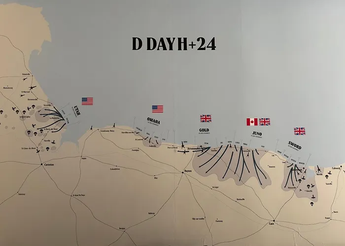 Dom wakacyjny Embruns Maison Spacieuse Renovee 5 Ch 3 Sdb 2 Wc Belle Terrasse Amenagee Barbecue A 250 M De La En Plein Centre D' Au Coeur Des Plages Du Debarquement, Proximite De Bayeux Arromanches-les-Bains